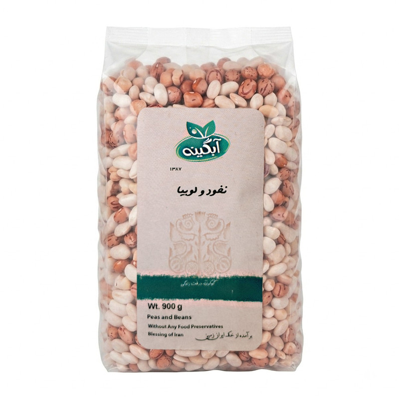 نخود و لوبیا آبگینه - 900 گرم