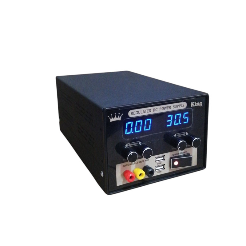 منبع تغذیه الکتریکی 30 ولت 10 آمپر مدل ATM-3010