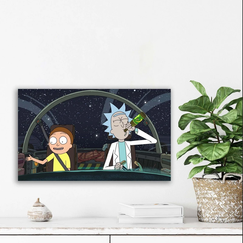 تابلو شاسی آتریسا مدل ریک اند مورتی Rick and Morty