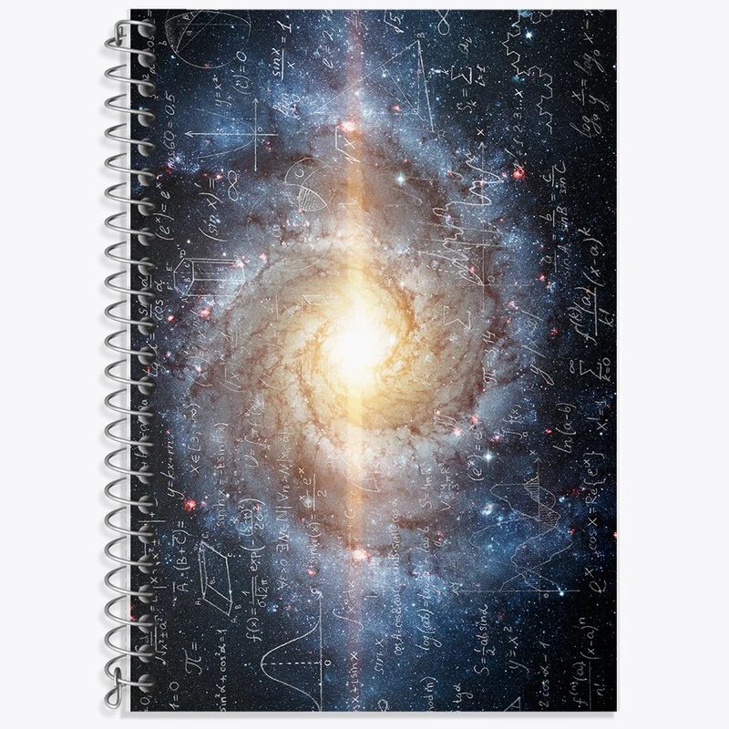 دفتر لغت 50 برگ خندالو طرح کهکشان کد F697