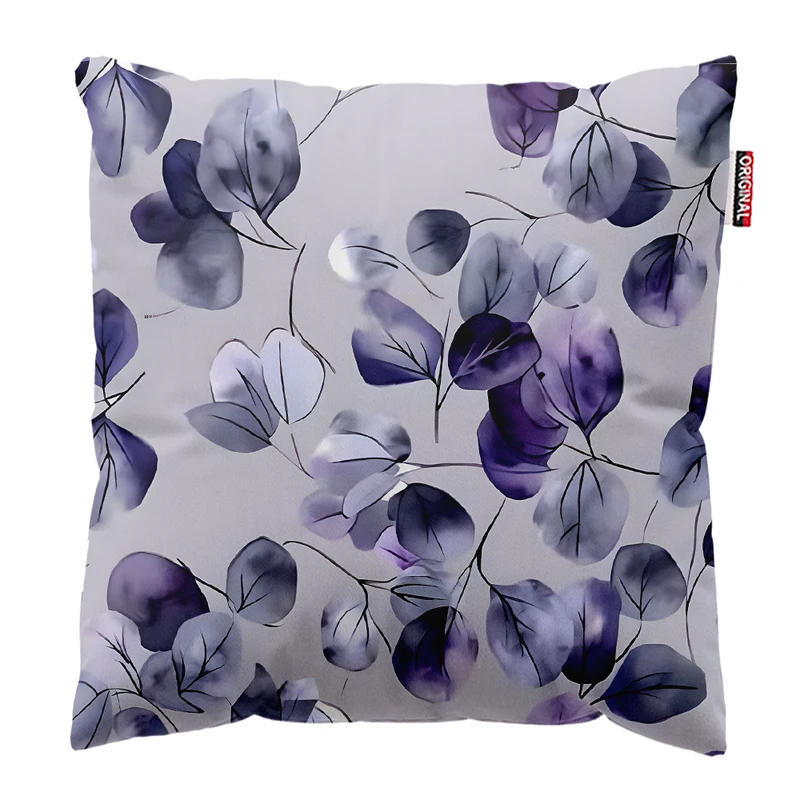 کوسن پاد آفرین مدل مینیمال طرح گل و برگ کد PK303491 سایز 30*30 سانتی متر