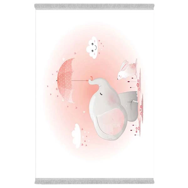 فرش پارچه‌ای دفه مدل فرشینه طرح کودک کد 00916
