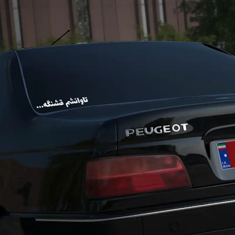 برچسب بدنه خودرو طرح تاوانشم قشنگه کد MT-W414