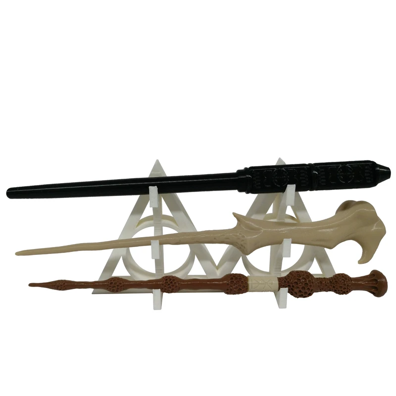 اسباب بازی زینتی مدل چوب دستی لرد ولدمورت ، سوروس اسنیپ و الدر مجموعه 3 عددی به همراه استند 