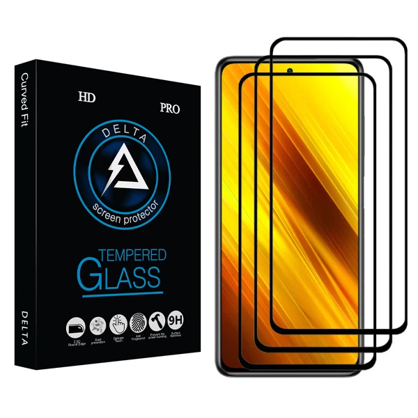 محافظ صفحه نمایش مات دلتا مدل PRO مناسب برای گوشی موبایل شیائومی Poco X3 بسته سه عددی