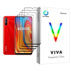 Junbo Viva Glass MIX004 Screen Protector For Realme C3 Pack Of 4