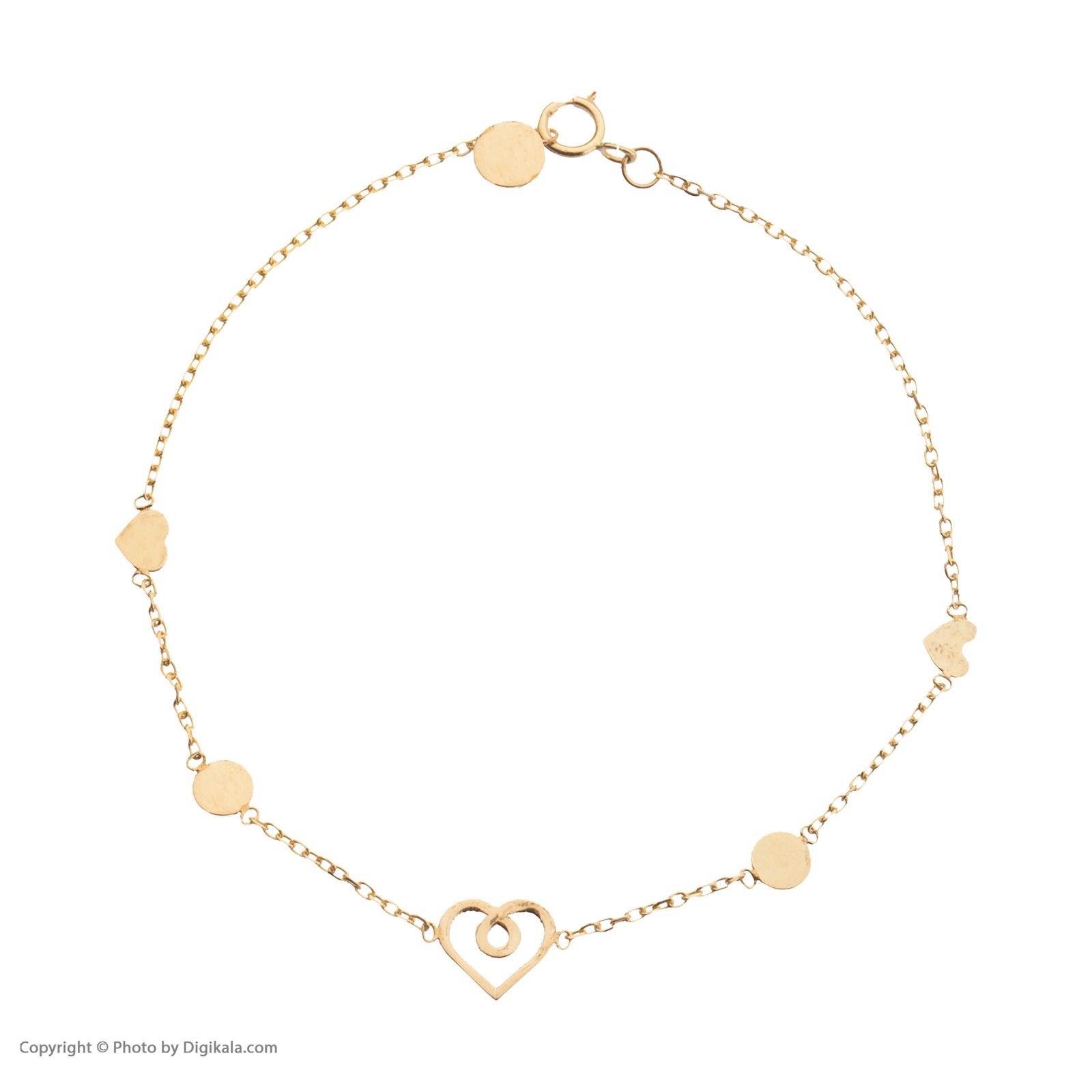 دستبند طلا 18 عیار زنانه ناتروسا مدل NG247 -  - 3