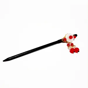 گیره مو زنانه مدل پین چوبی کد 0113