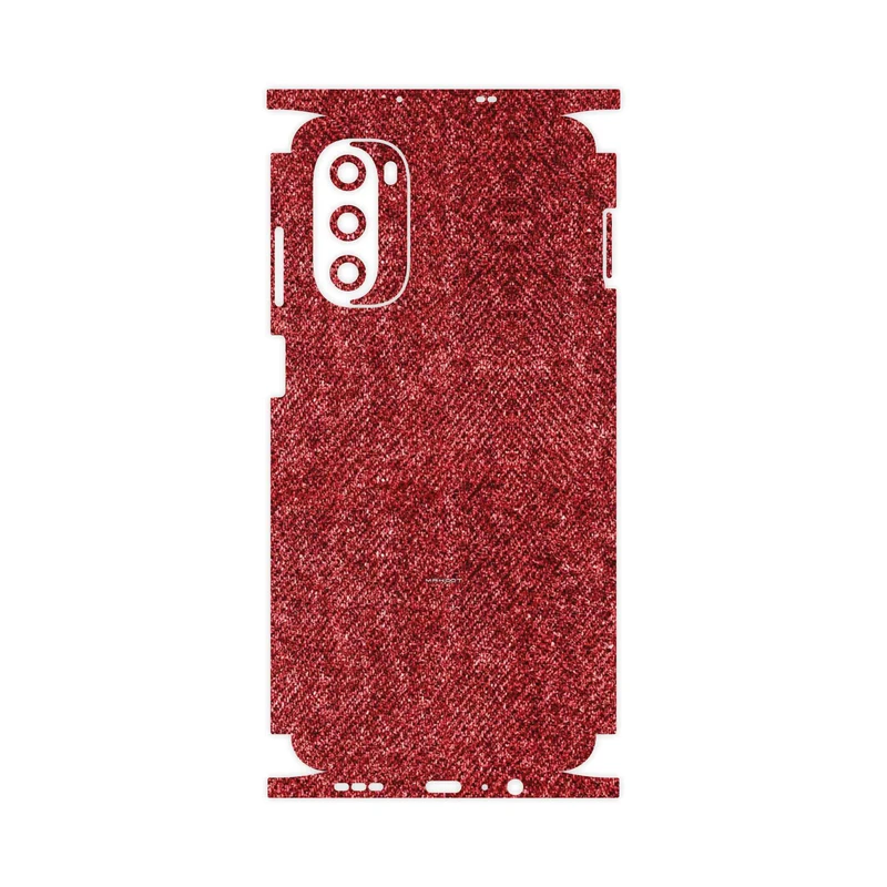 برچسب پوششی ماهوت مدل Fabric Texture 4-FullSkin مناسب برای گوشی موبایل موتورولا Moto G52