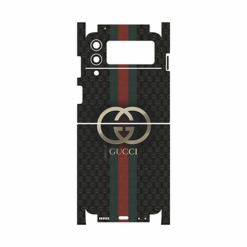 برچسب پوششی ماهوت مدل GUCCI-Logo-FullSkin مناسب برای گوشی موبایل سامسونگ Galaxy Z Flip3 5G