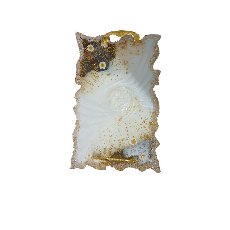 سینی رزینی مدل گل