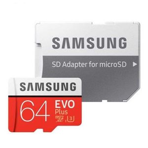 کارت حافظه microSDXC سامسونگ مدل Evo Plus کلاس 10 استاندارد UHS-I U3 سرعت 95MBps ظرفیت 64 گیگابایت به همراه آداپتور SD