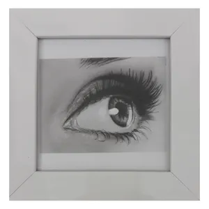 تابلو نقاشی سیاه قلم طرح چشم کد 04