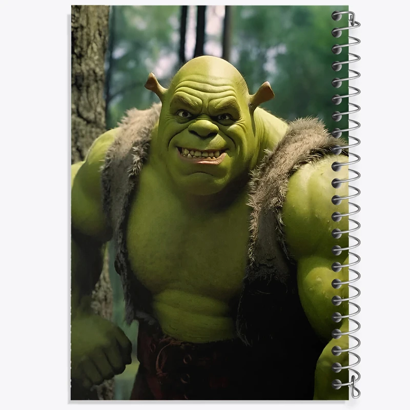 دفتر نقاشی 50 برگ خندالو طرح شرک (Shrek) کد F6099