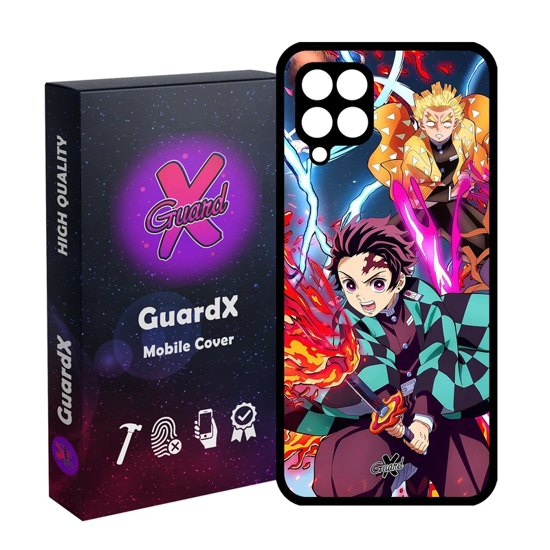 کاور گارد ایکس طرح Demon Slayer Anime مدل Glass10548 مناسب برای گوشی موبایل سامسونگ Galaxy A12/M12/F12