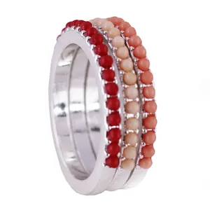 انگشتر زنانه مدل r043 مجموعه 3 عددی 