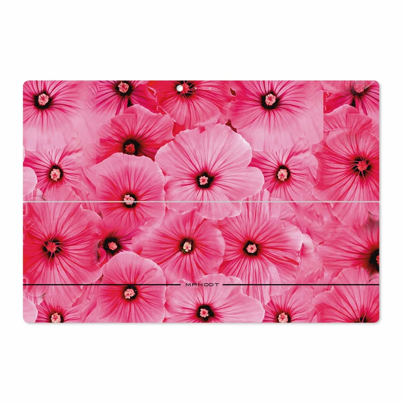 برچسب پوششی ماهوت مدل Pink-Flower مناسب برای تبلت مایکروسافت Surface Pro 3 2014