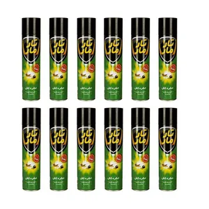 اسپری حشره کش تارومار سری flying insect killer حجم 400 میلی لیتر مجموعه 12 عددی