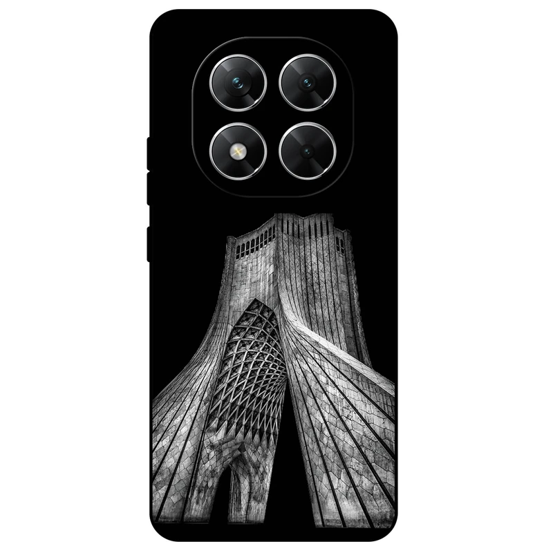 کاور مگافون طرح برج آزادی مدل 8263 مناسب برای گوشی موبایل شیائومی Poco X7