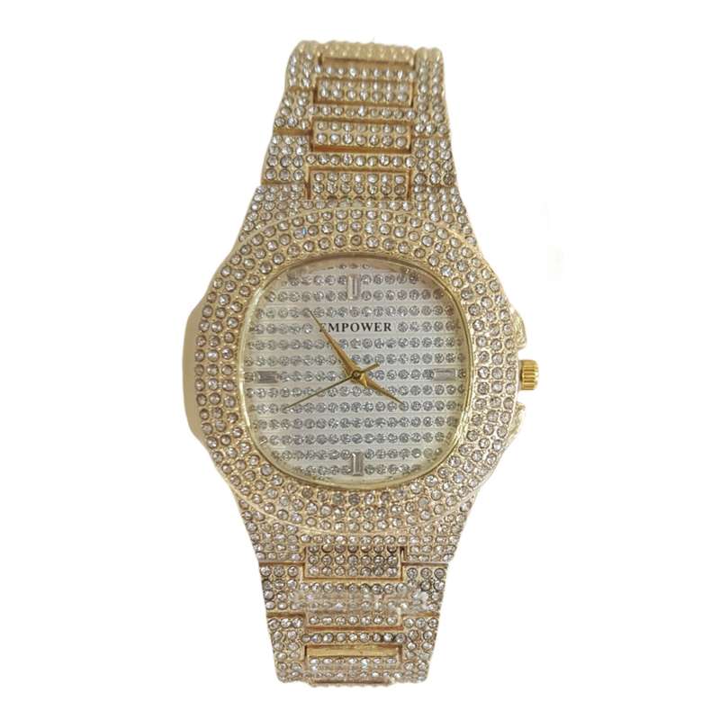 ساعت مچی عقربهای مردانه امپاور مدل فول نگین کد 04 ساعت مچی عقربهای مردانه امپاور مدل فول نگین کد 04