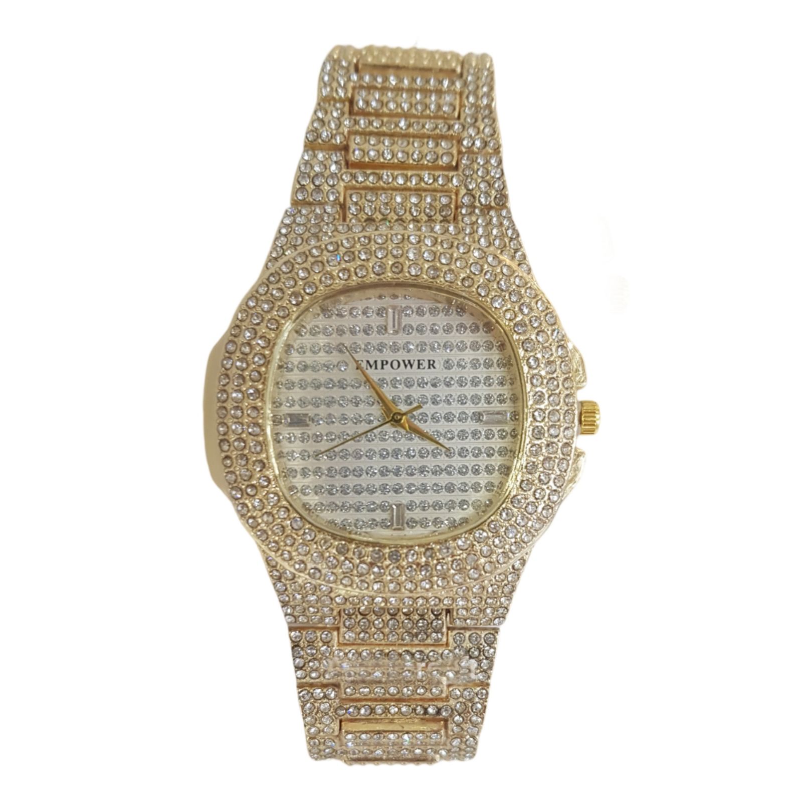 ساعت مچی عقربهای مردانه امپاور مدل فول نگین کد 04 - - 1