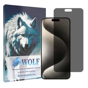 Wolf privacy screen Protector Suitable for iPhone 15 Pro Max Mobile Phone