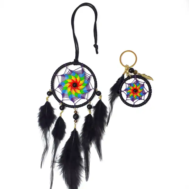 ست آویز و جاکلیدی دریم کچر مدل هفت چاکرا کد Nd003