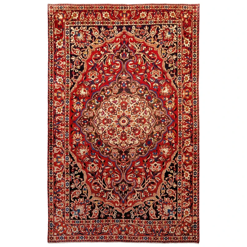 فرش قدیمی دستباف شش و نیم متری سی پرشیا کد 705023
