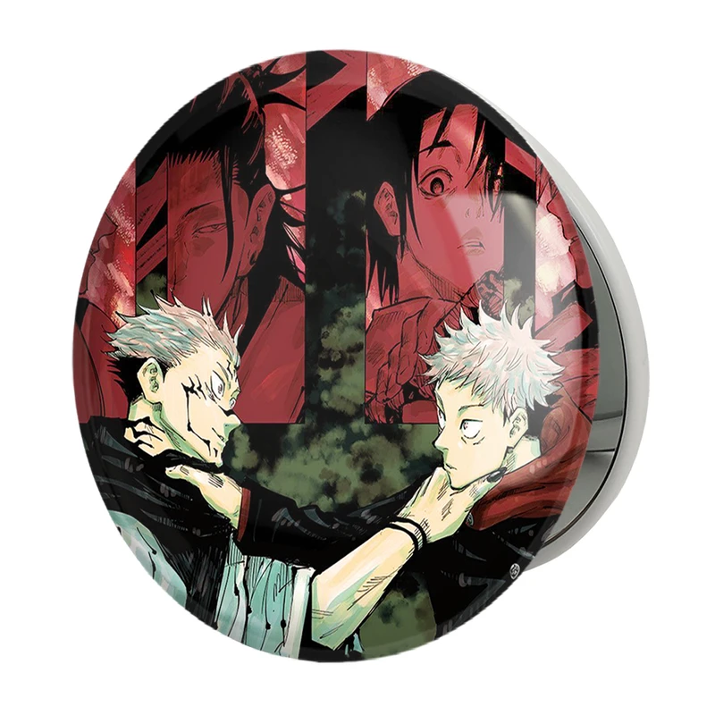 آینه جیبی خندالو طرح یوجی و سوکونا انیمه جوجوتسو کایزن مدل تاشو کد 11080 