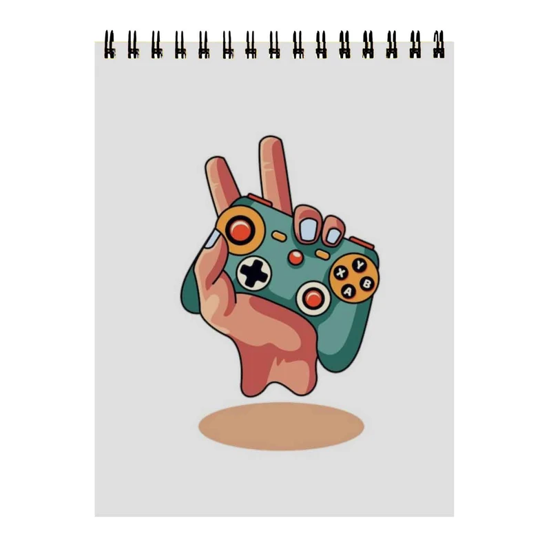 دفتر برنامه ریزی 50 برگ طرح گیمر کد 382