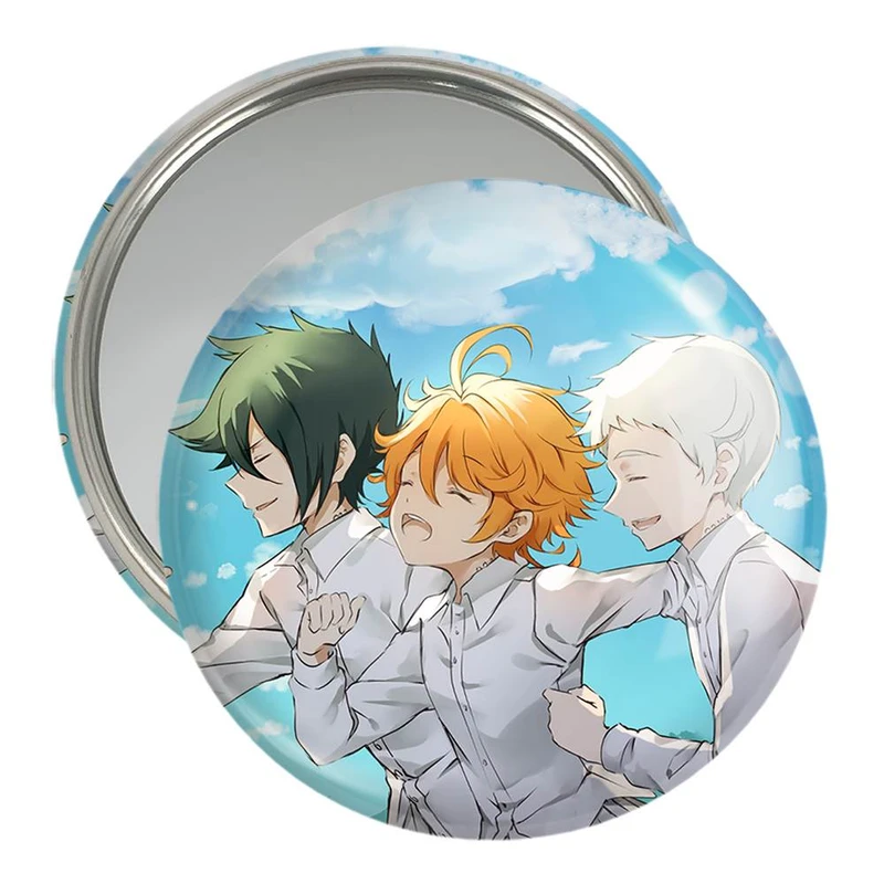 آینه جیبی خندالو مدل ری و اما و نورمن انیمه ناکجاآباد موعود   کد 12715