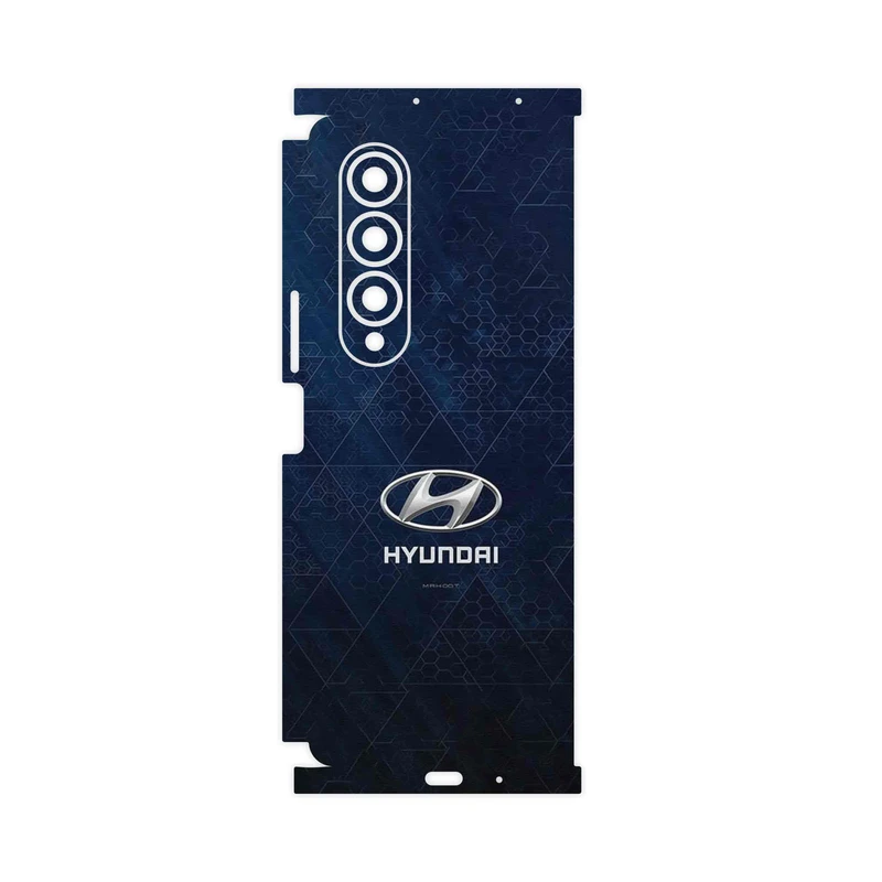 برچسب پوششی ماهوت مدل Hyundai_Logo-FullSkin مناسب برای گوشی موبایل سامسونگ Galaxy Z Fold4