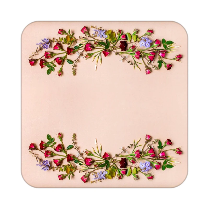 زیر لیوانی کاکتی طرح گل مدل mp19025