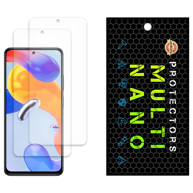 محافظ صفحه نمایش مات مولتی نانو مدل X-S2M مناسب برای گوشی موبایل شیائومی Redmi Note 11 Pro Plus 5G بسته دو عددی