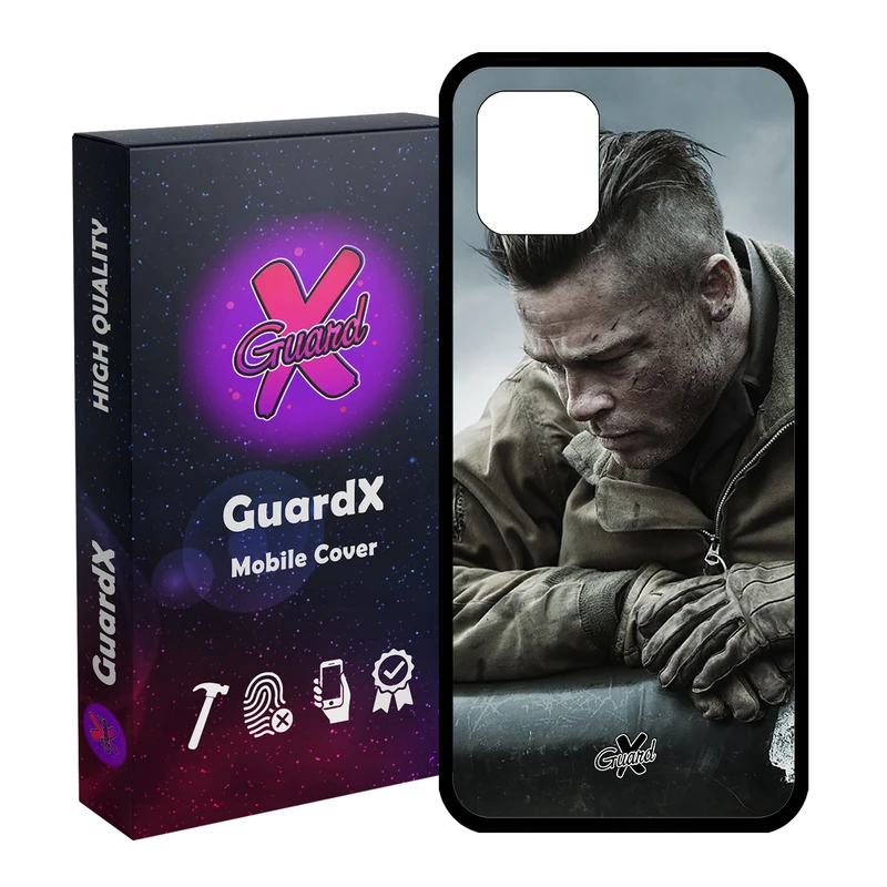 کاور گارد ایکس طرح Brad Pitt مدل Glass10134 مناسب برای گوشی موبایل سامسونگ Galaxy Note 10 Lite