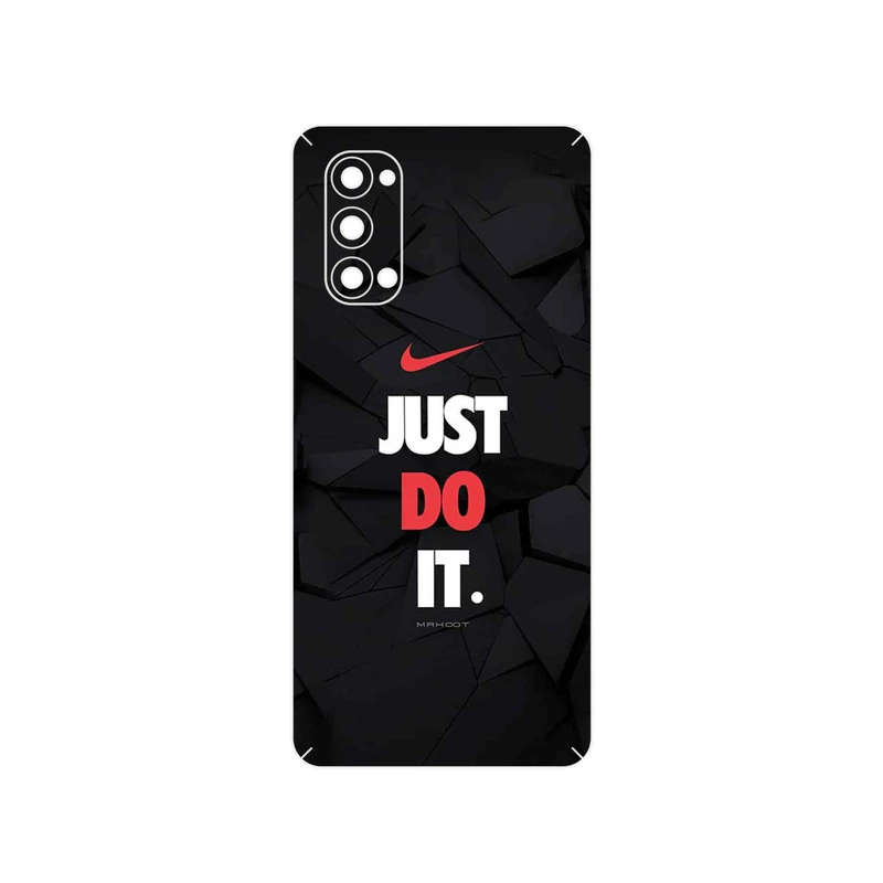 برچسب پوششی ماهوت مدل NIKE_Logo مناسب برای گوشی موبایل اپو Reno4 Pro 5G