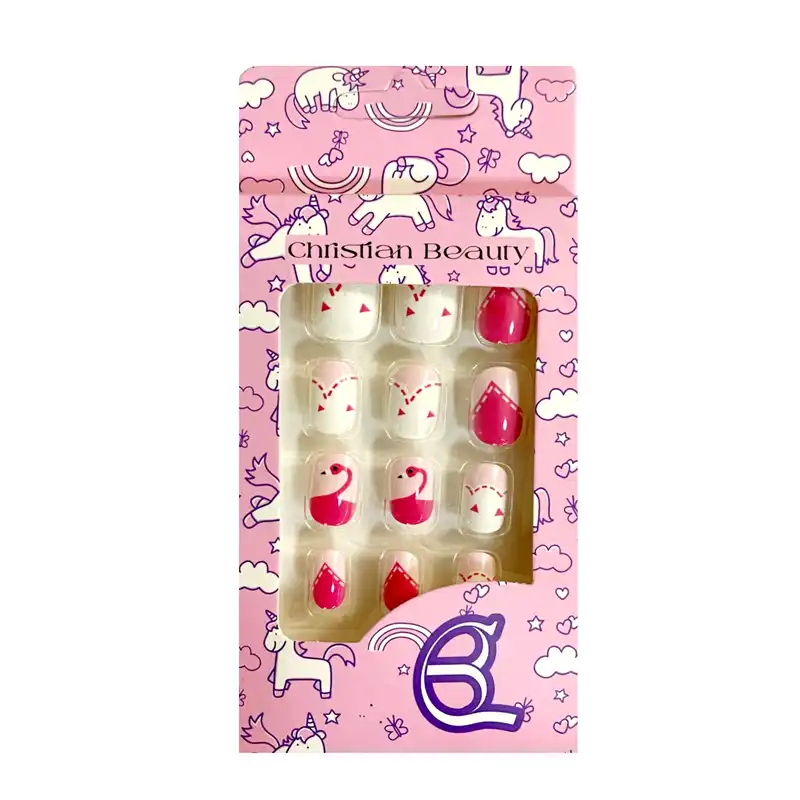 ناخن مصنوعی بچگانه کریستین بیوتی کد NM42 بسته 12 عددی