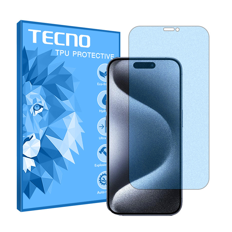 محافظ صفحه نمایش مات ضد اشعه آبی تکنو مدل HyMBLU مناسب برای گوشی موبایل اپل iPhone 15 Pro Max