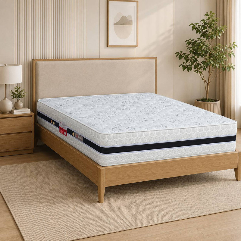تشک طبی فنری تن‌آسای مدل سارینا دو نفره سایز 200x160 سانتی‌ متر