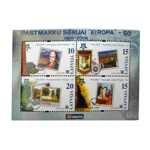 تمبر یادگاری مدل هنری کد bc-1129 مجموعه 4 عددی