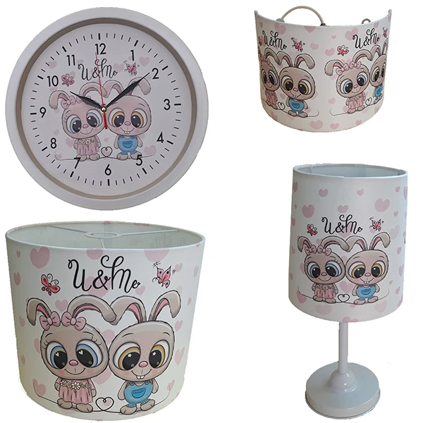 لوستر کودک مدل خرگوش کد 01109 مجموعه 4 عددی