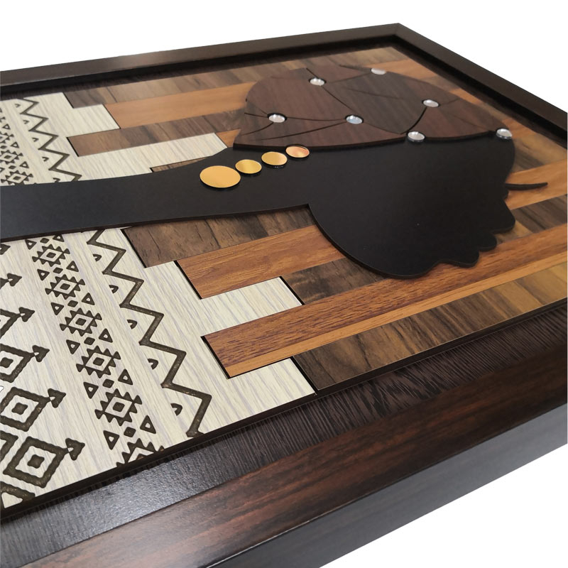 تابلو دکوراتیو ماوراء طرح دختر افریقا مدل MF215