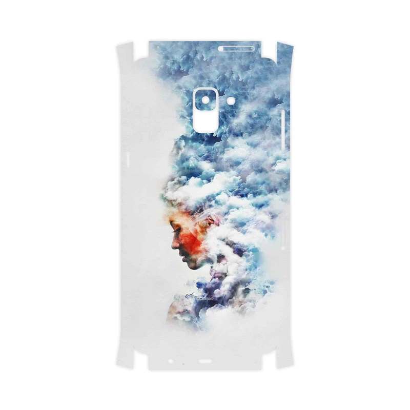برچسب پوششی ماهوت مدل Women and the Cloud Digital Art-FullSkin مناسب برای گوشی موبایل سامسونگ Galaxy A8 Plus 2018