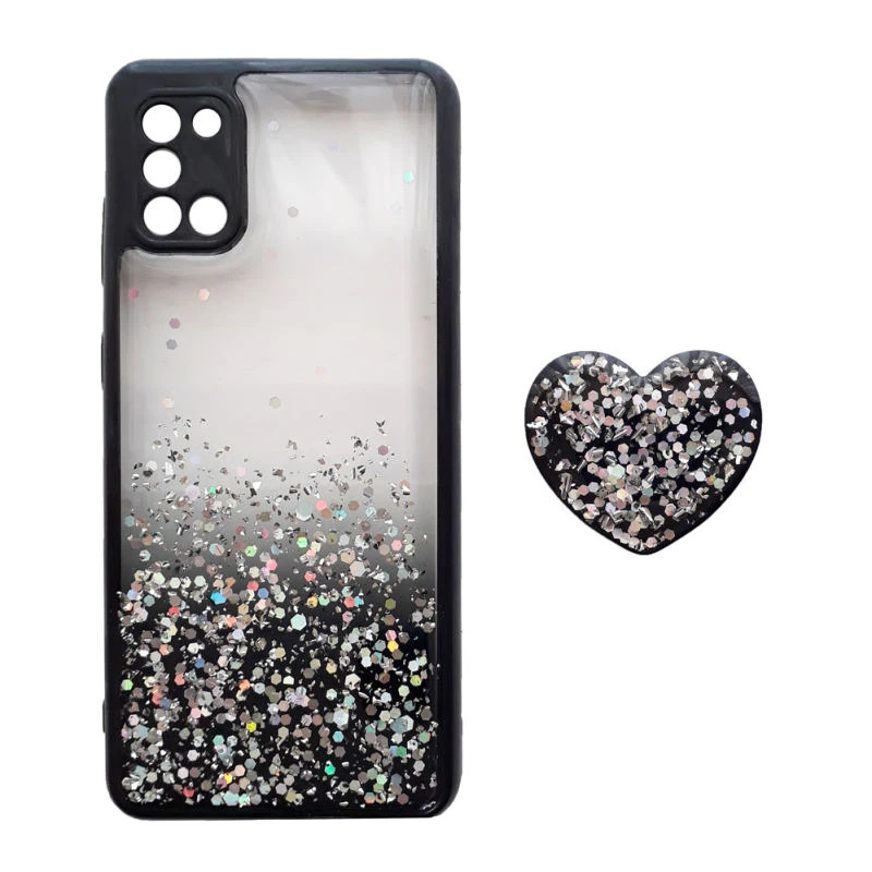 کاور مدل اکلیلی ستاره ای کد 08 مناسب برای گوشی موبایل سامسونگ GALAXY A71 به همراه پایه نگهدارنده