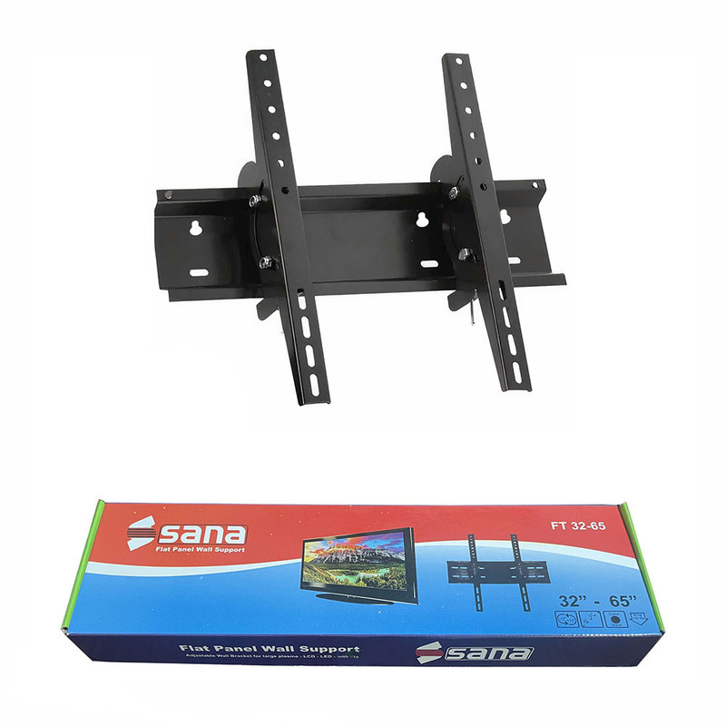پایه دیواری تلویزیون ثنا براکت مدل FT مناسب برای تلویزیون های 32 تا 65اینچ
