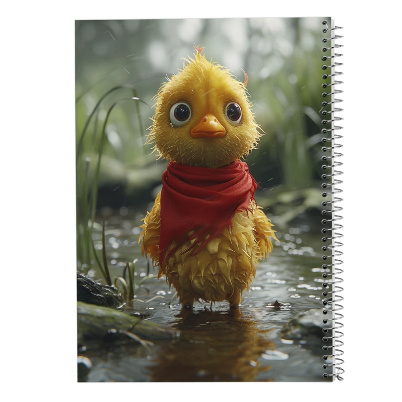 دفتر ژورنال نویسی 50 برگ مدوپد مدل نقطه ای طرح جوجه کد DF14691