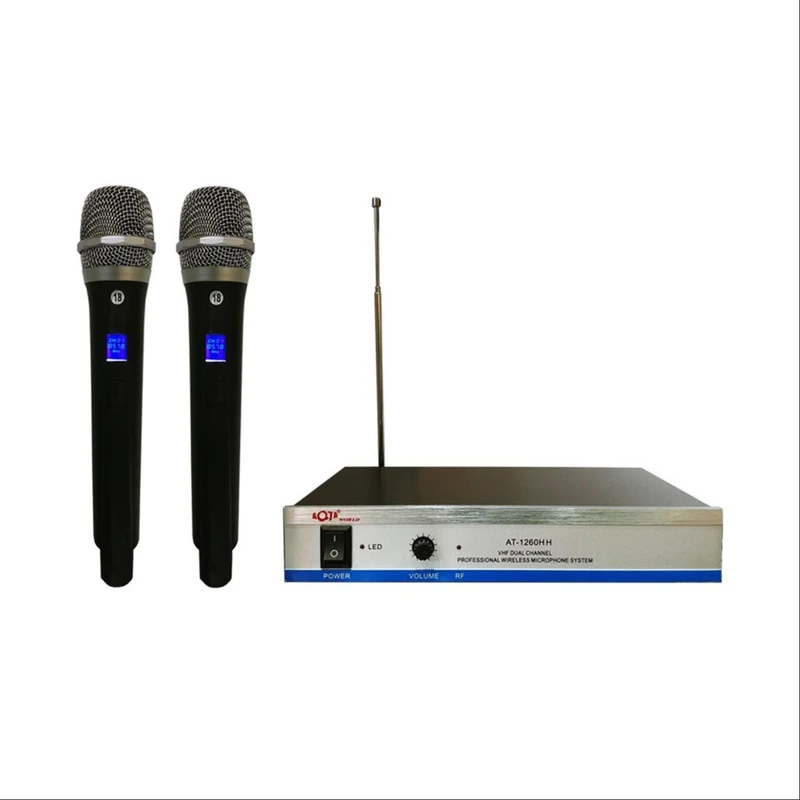 میکروفن دستی بی سیم آکتا مدل AT-1260HH
