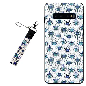 Megafone Devil eye 6464 Cover for Samsung Galaxy S10 Plus With Wrist strap