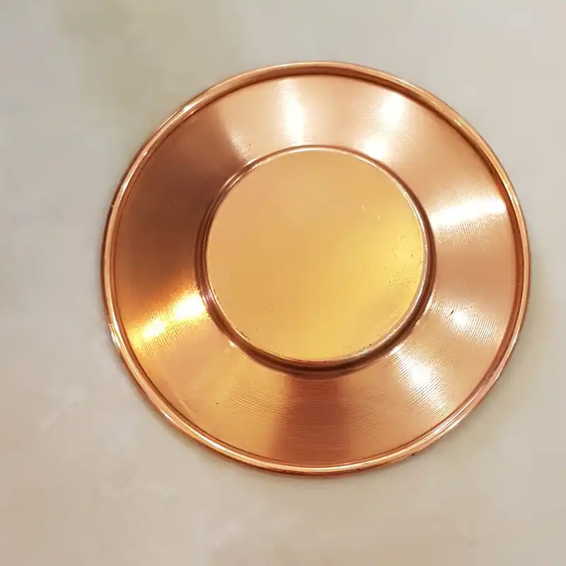 بشقاب میناکاری مسی مدل چشم دار کد 170