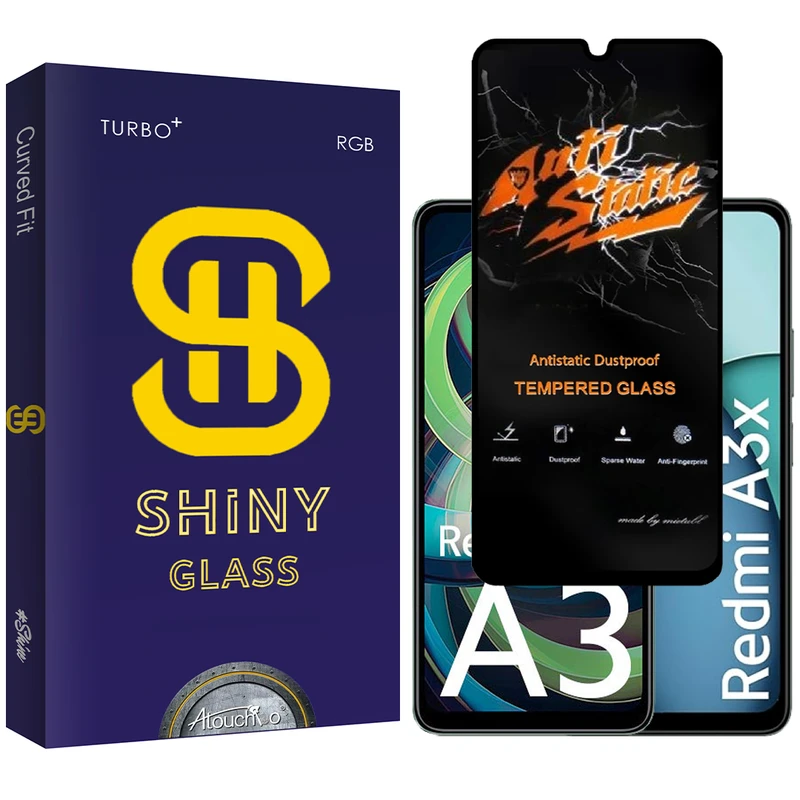 محافظ صفحه نمایش آتوچبو مدل Shiny Antistatic مناسب برای گوشی موبایل شیائومی Redmi A3x / A3